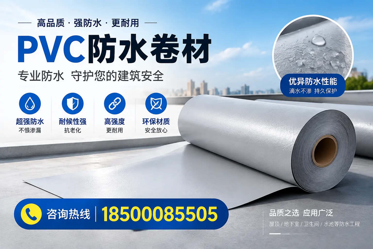 怀化地区pvc防水卷材的市场现状与发展趋势